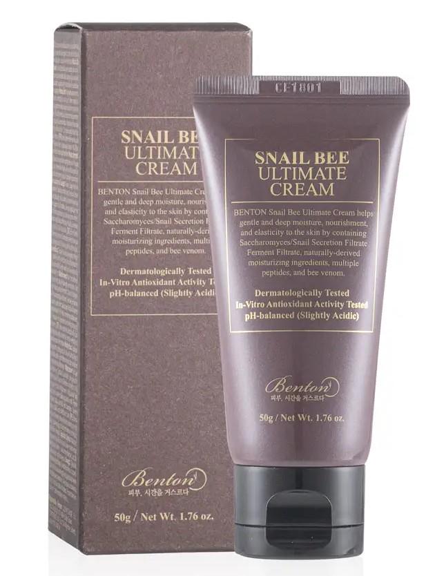 Крем Benton Snail Bee Ultimate Cream с муцином улитки и пчелиным ядом 50 г (1831325352)