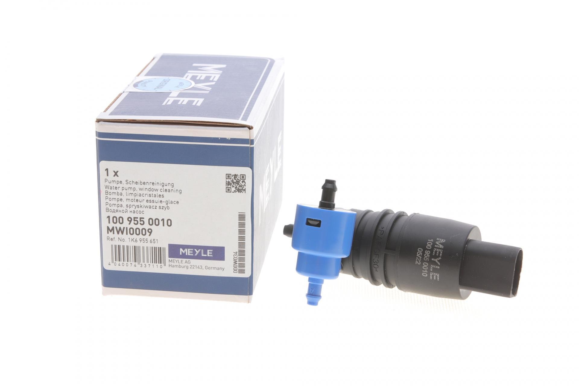 Насос омывателя стекла дуальный VW Caddy III/T5/Passat 03- (100 955 0010)