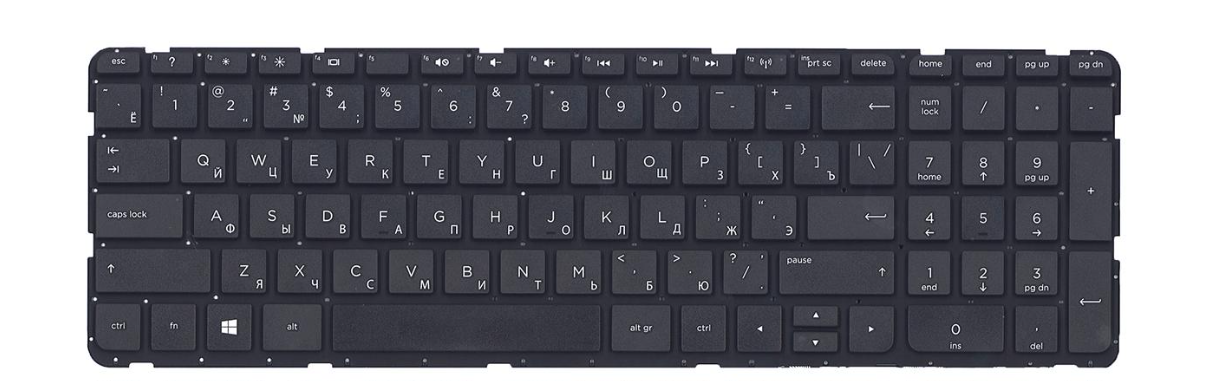 Клавиатура для ноутбука HP Pavilion Touchsmart15T-N100 матовая (719853-251)