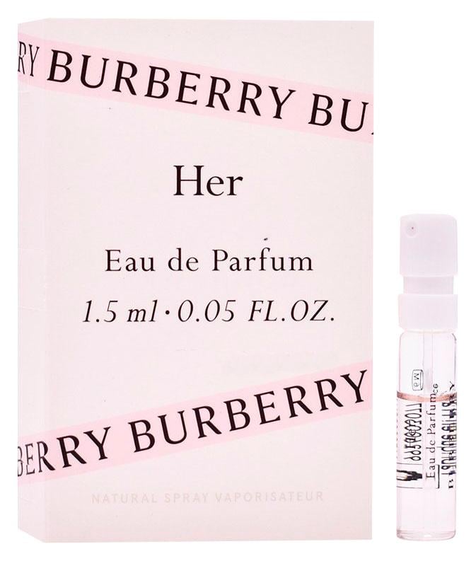 Туалетная вода для женщин Burberry Her пробник 1,5 мл (674) Туалетная вода для женщин Burberry Her пробник 1,5 мл (674)