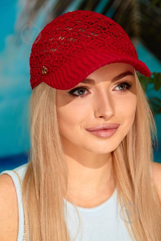 Вязаная бейсболка «Tipster» (4960) Braxton красный