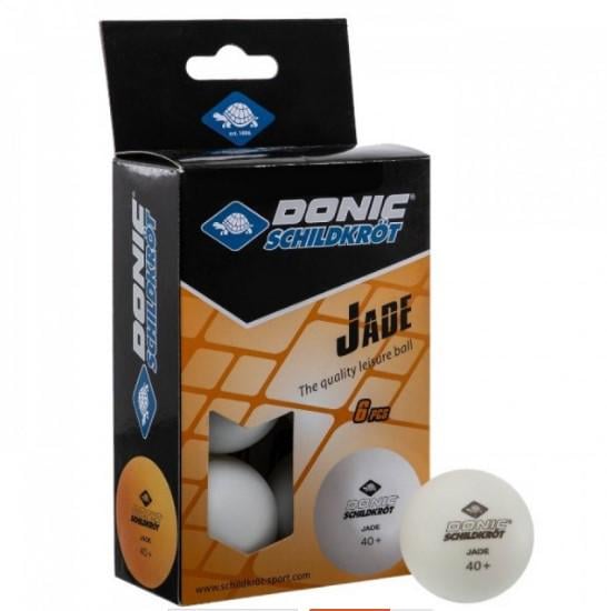 Мячи для настольного тенниса Donic Jade ball 40+ 6 шт. Белый (50000056)