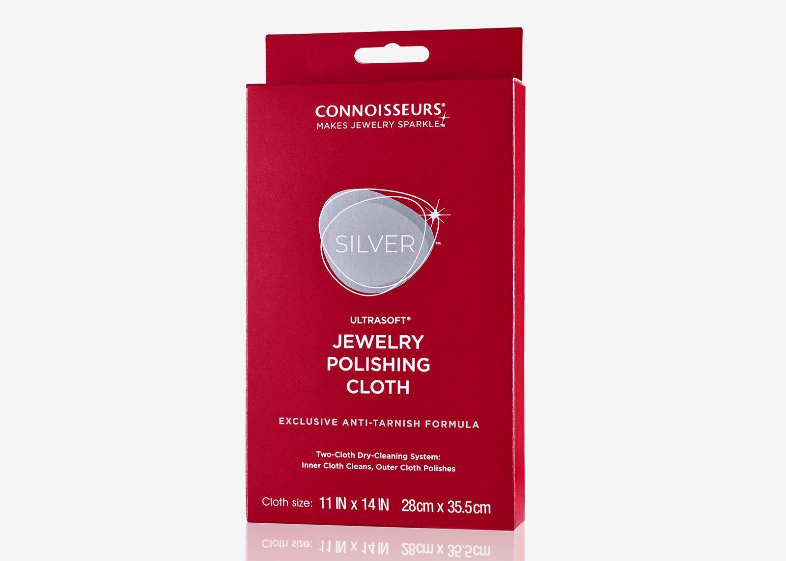 Салфетка CONNOISSEURS для чистки и полировки ювелирных изделий из серебра Салфетка CONNOISSEURS для чистки и полировки ювелирных изделий из серебра