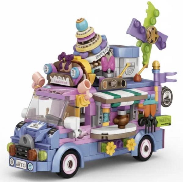 Конструктор Sweet Paradise cерия Fairy tale Кофейная тележка 528 деталей (2104619247)