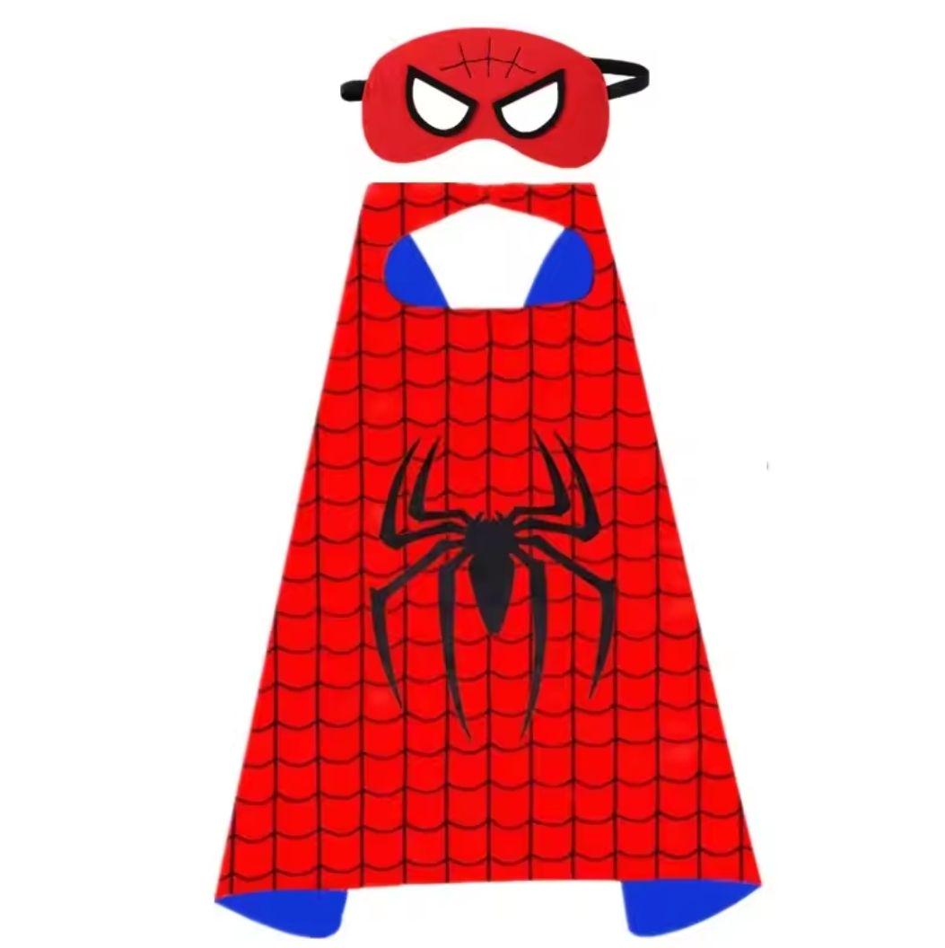 Накидка и маска супергероя Человек Паук 70х70 см (2588921991)