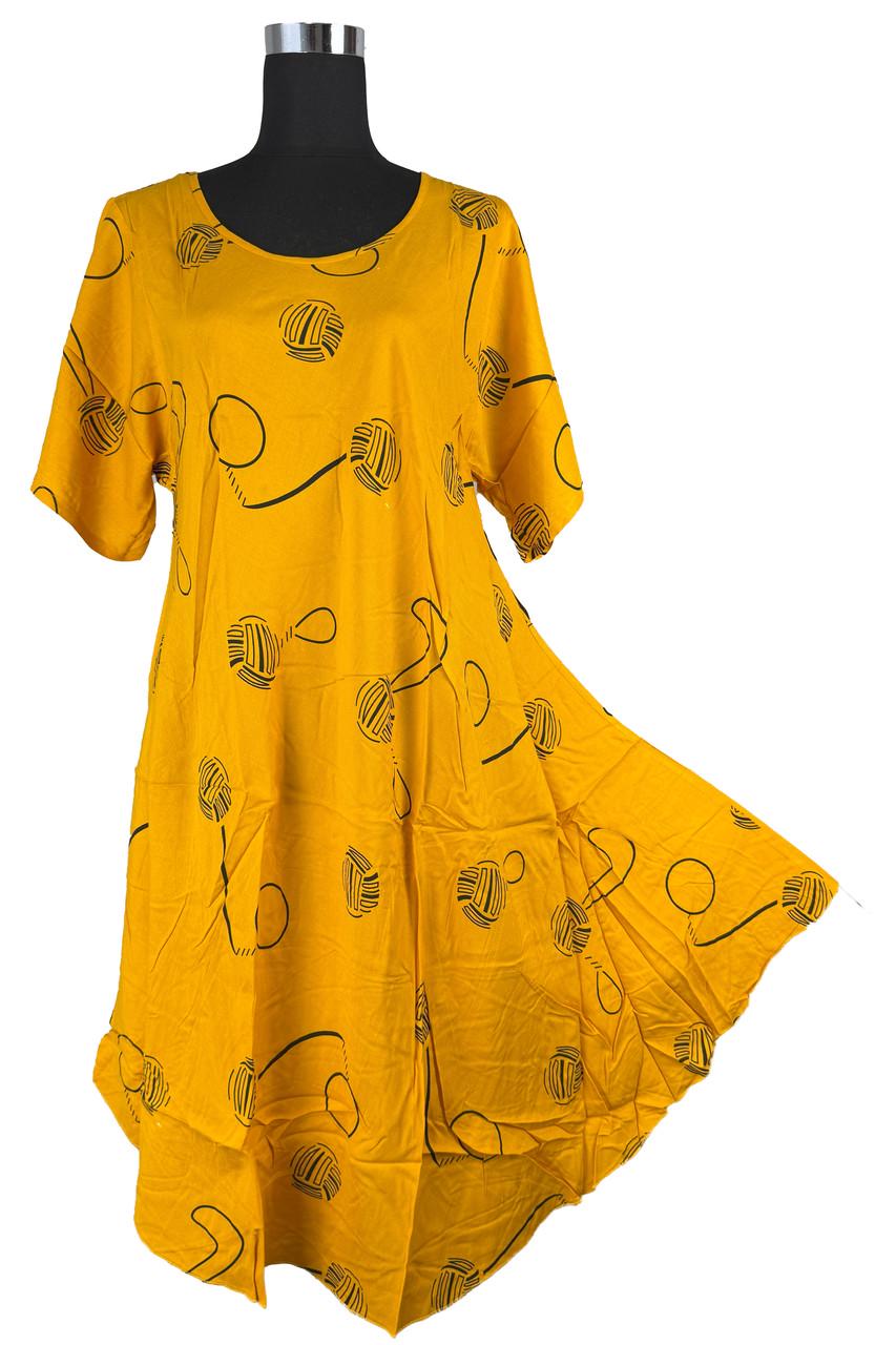 Сукня жіноча літня довга 2XL Різнокольоровий (2603491006)