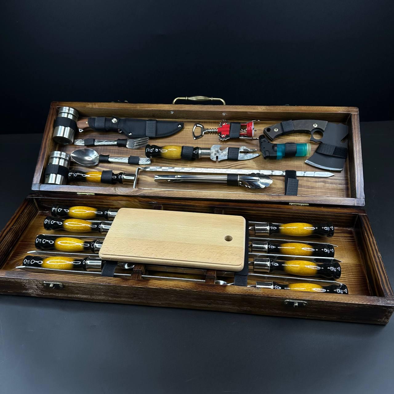 Набор шампуров в кейсе Profi 23