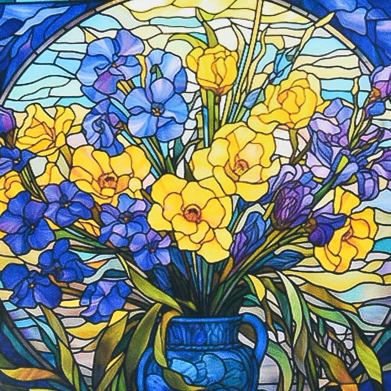 Алмазная мозаика на подрамнике Strateg DEEX16280 Strategные цветы 30х30 см