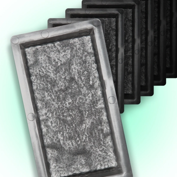 Форми для тротуарної плитки Верес-2007 Бруківка колота 60 мм 100 шт. (10801100-3204) - фото 1 Форми для тротуарної плитки Верес-2007 Бруківка колота 60 мм 100 шт. (10801100-3204) - фото 1