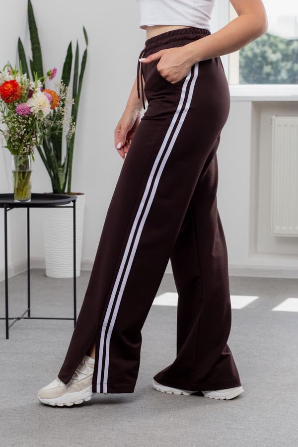 Штани жіночі AKSAN XS Темно-коричневий (25.2626_dark-brown_40(XS)) - фото 2 Штани жіночі AKSAN XS Темно-коричневий (25.2626_dark-brown_40(XS)) - фото 2