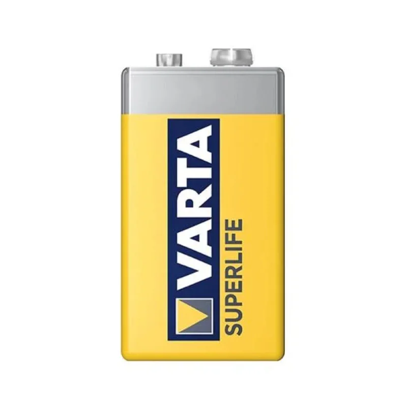 Батарейка Varta Superlife 6f22 Fol 1 Zink-Carbon Крона (1786163984)