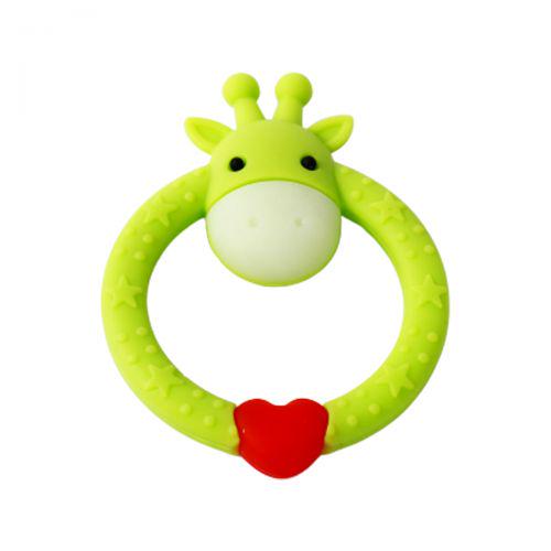 Прорезыватель в футляре Жираф в футляре Зеленый