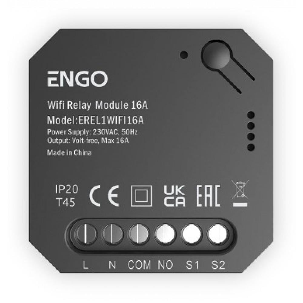 Реле смарт увімкнення/вимкнення Engo WIFI 16А (260115216)