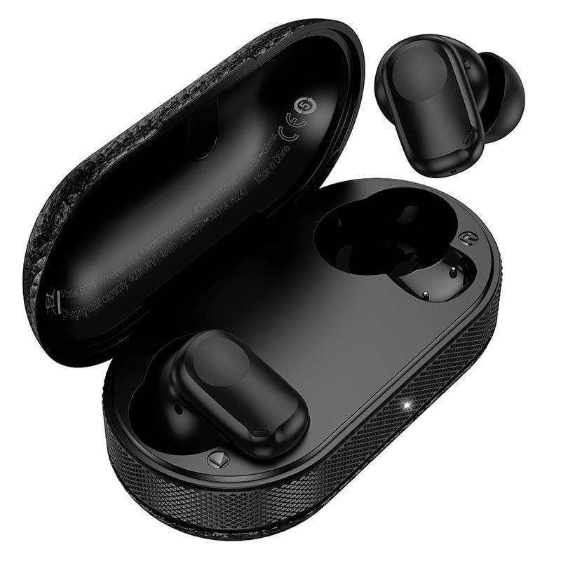 Наушники беспроводные Hoco EQ19 Duke V True Wireless BT с шумопоглощением и кейсом Черный (631466)
