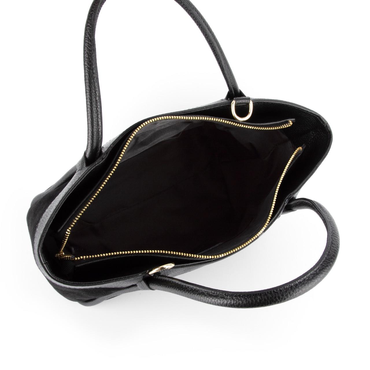 Сумка женская Virginia Conti замшевая с 2 ручками Черный (04027) - фото 5 Сумка женская Virginia Conti замшевая с 2 ручками Черный (04027) - фото 5