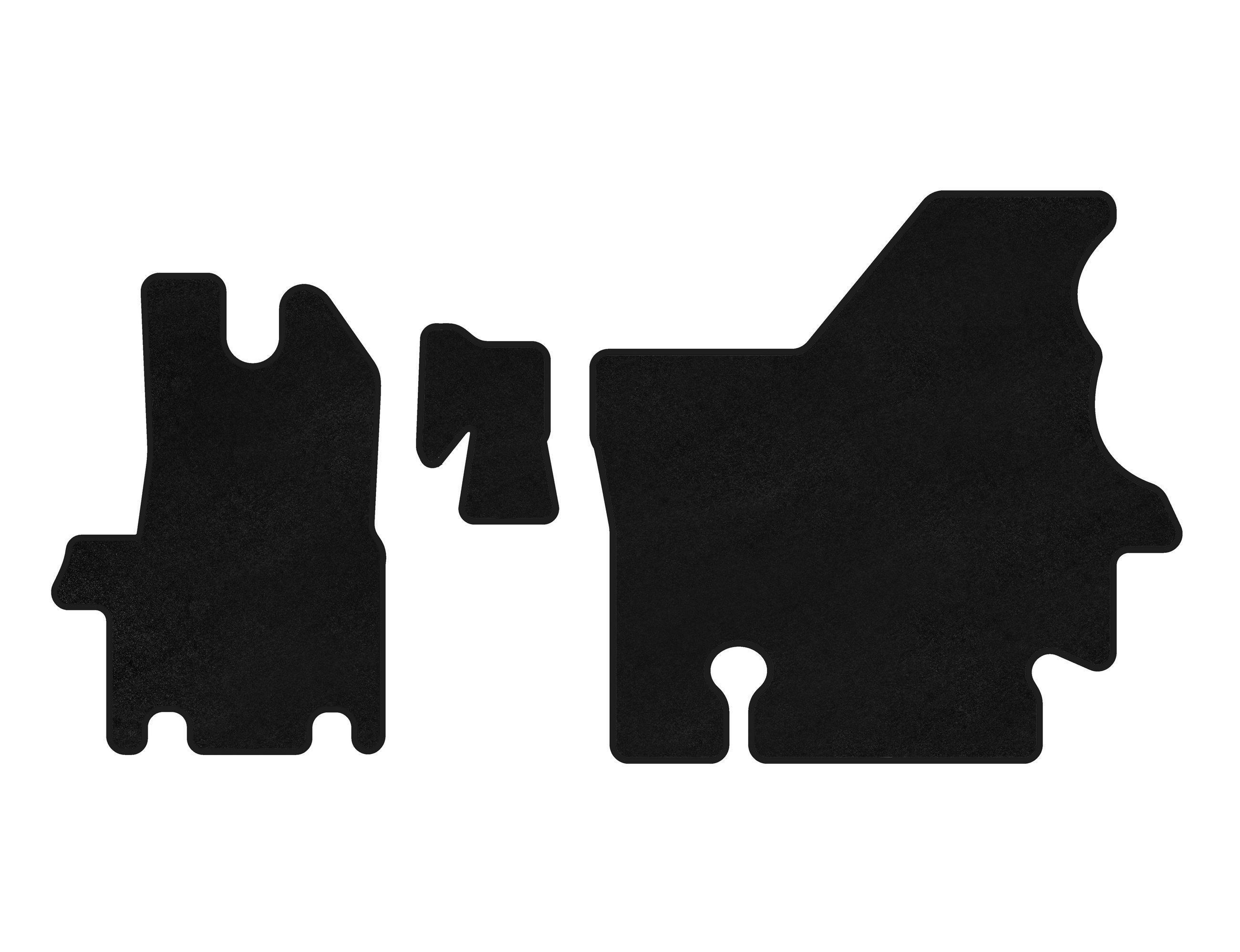 Коврики Digital Designs Classic для Renault Master 1998-2010 гг. ткань Черный (136250)