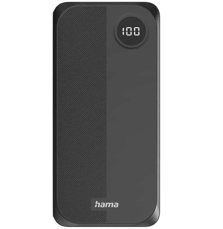Повербанк Hama 20000 mAh 15 Вт Черный (00201755)