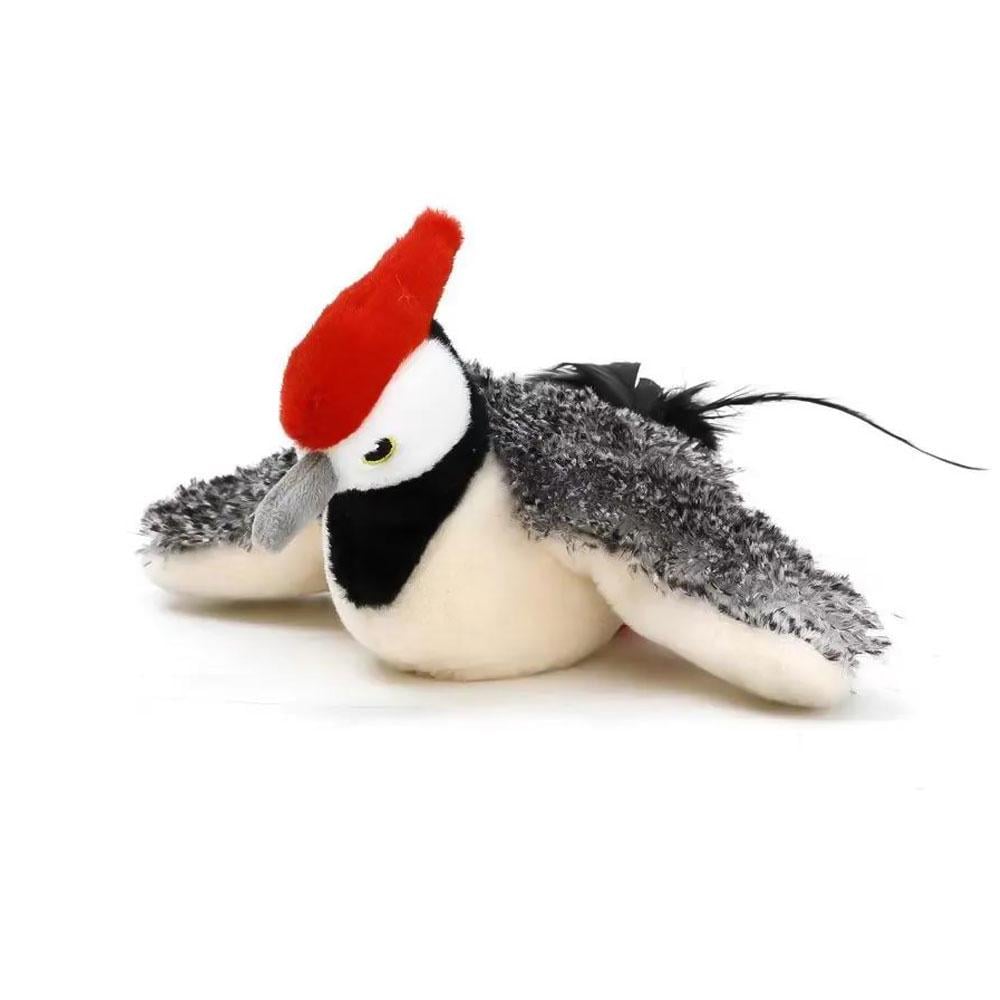 Игрушка-дразнилка для кошек дятел имитирующая звуки и движения интерактивная (TA0146_2)