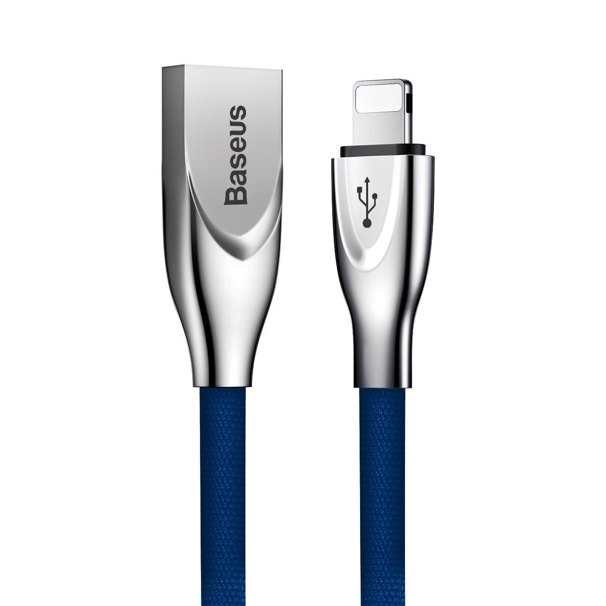 Кабель Baseus Zinc USB 2,0 to Lightning 2A 1 м Синий (CALXN-03)
