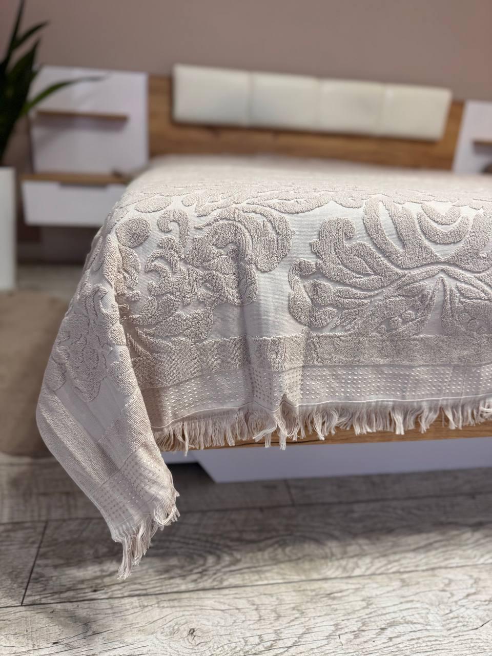 Покривало махрове полуторний Капучино (Д-Al-mahr-pr-004) - фото 2 Покривало махрове полуторний Капучино (Д-Al-mahr-pr-004) - фото 2