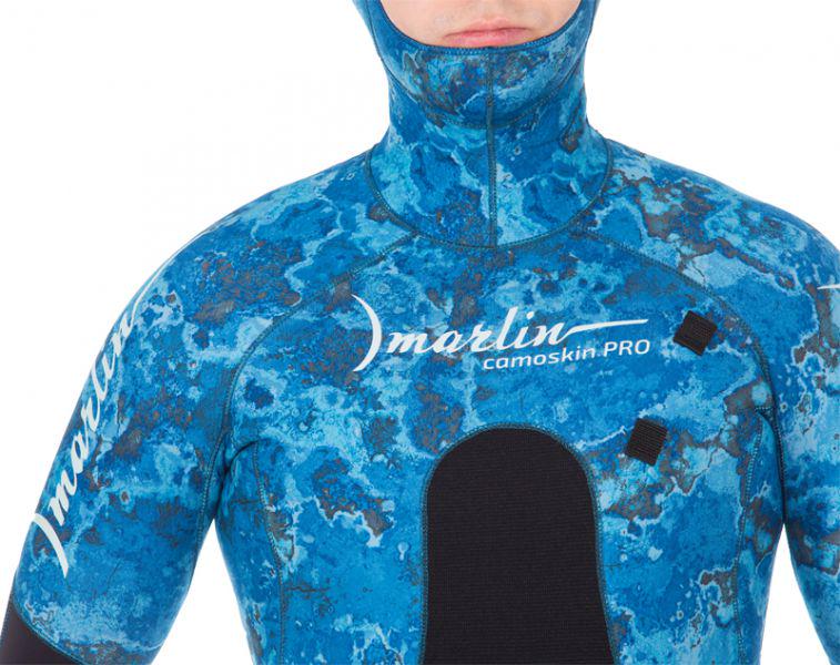 Гидрокостюм Marlin Camoskin Pro Ocean Blue 3 мм р. 58 - фото 9