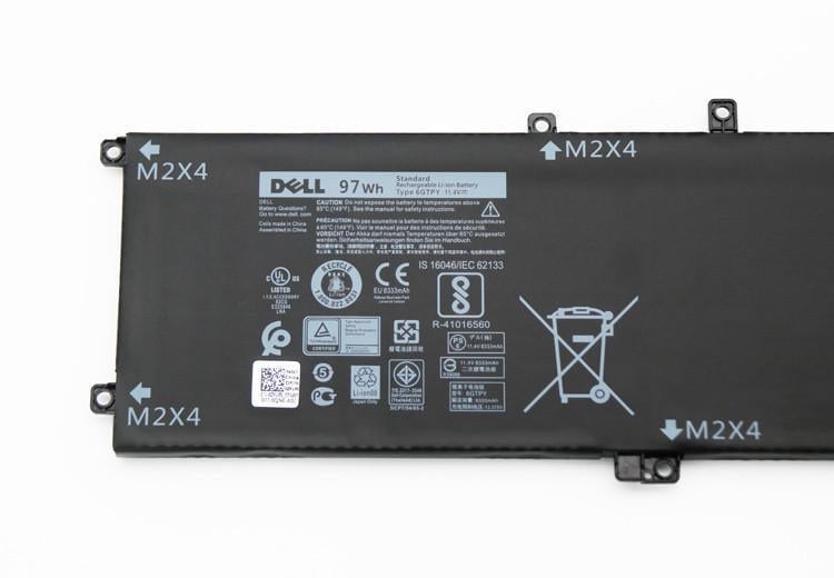 Батарея Dell Precision M5520/M5530 Series/6GTPY/11,4 V/97 Wh/8333 mAh - фото 3 Батарея Dell Precision M5520/M5530 Series/6GTPY/11,4 V/97 Wh/8333 mAh - фото 3