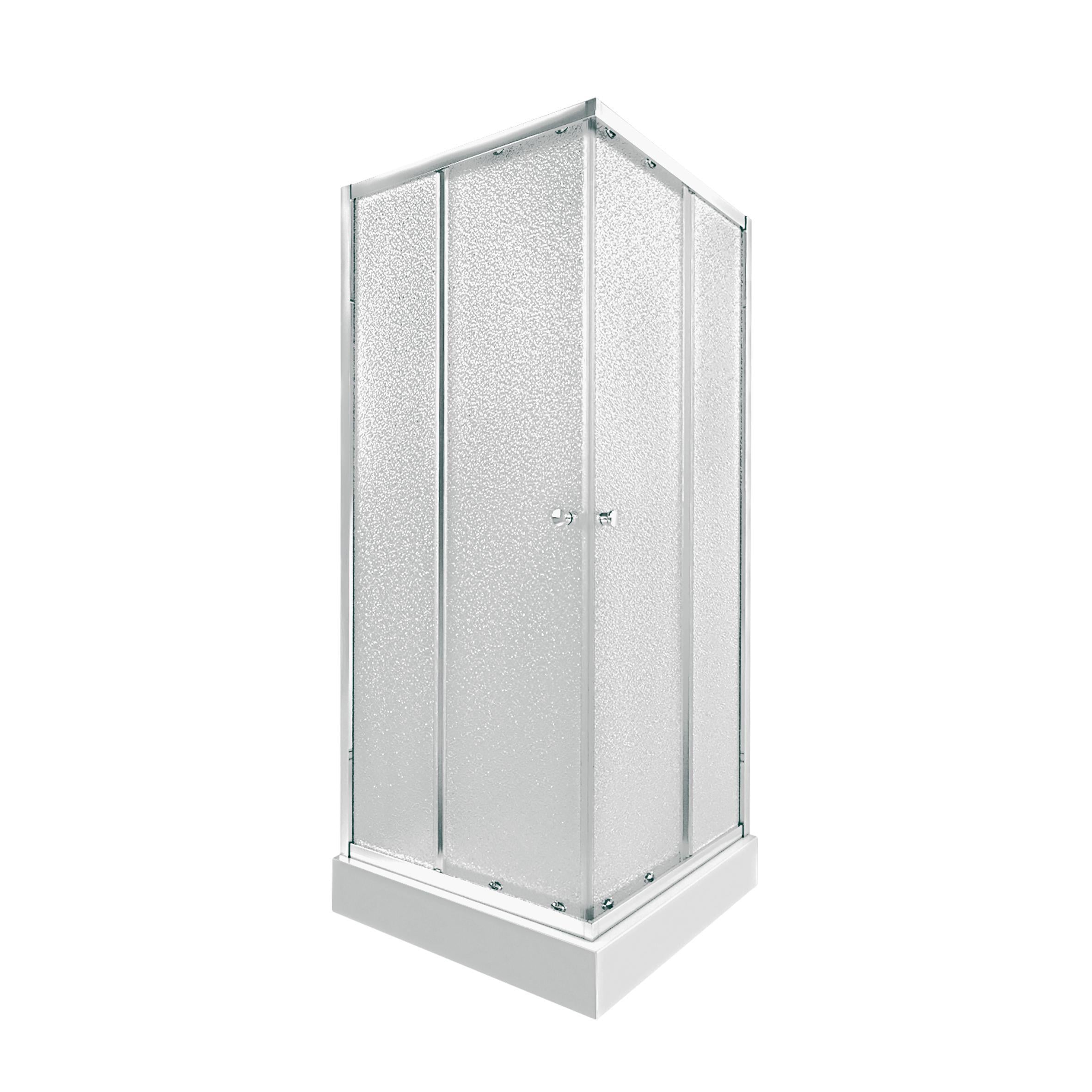 Душевая кабина Qtap Presto CRM1099SP5 Pear 1970x900x900 мм/поддон Tern 309912C 90x90x12 см с сифоном
