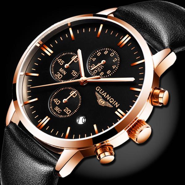 Наручные часы Guanquin Digit с хронографом и сапфировым стеклом (1037342352) - фото 3 Наручные часы Guanquin Digit с хронографом и сапфировым стеклом (1037342352) - фото 3