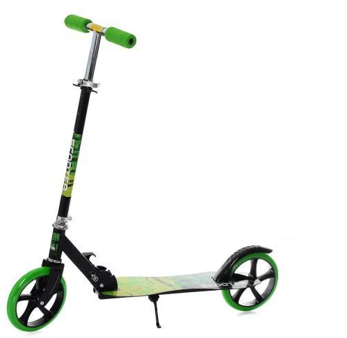 Самокат двухколесный детский iTrike SR 2-050-1-BGR Зеленый (6903317410071)