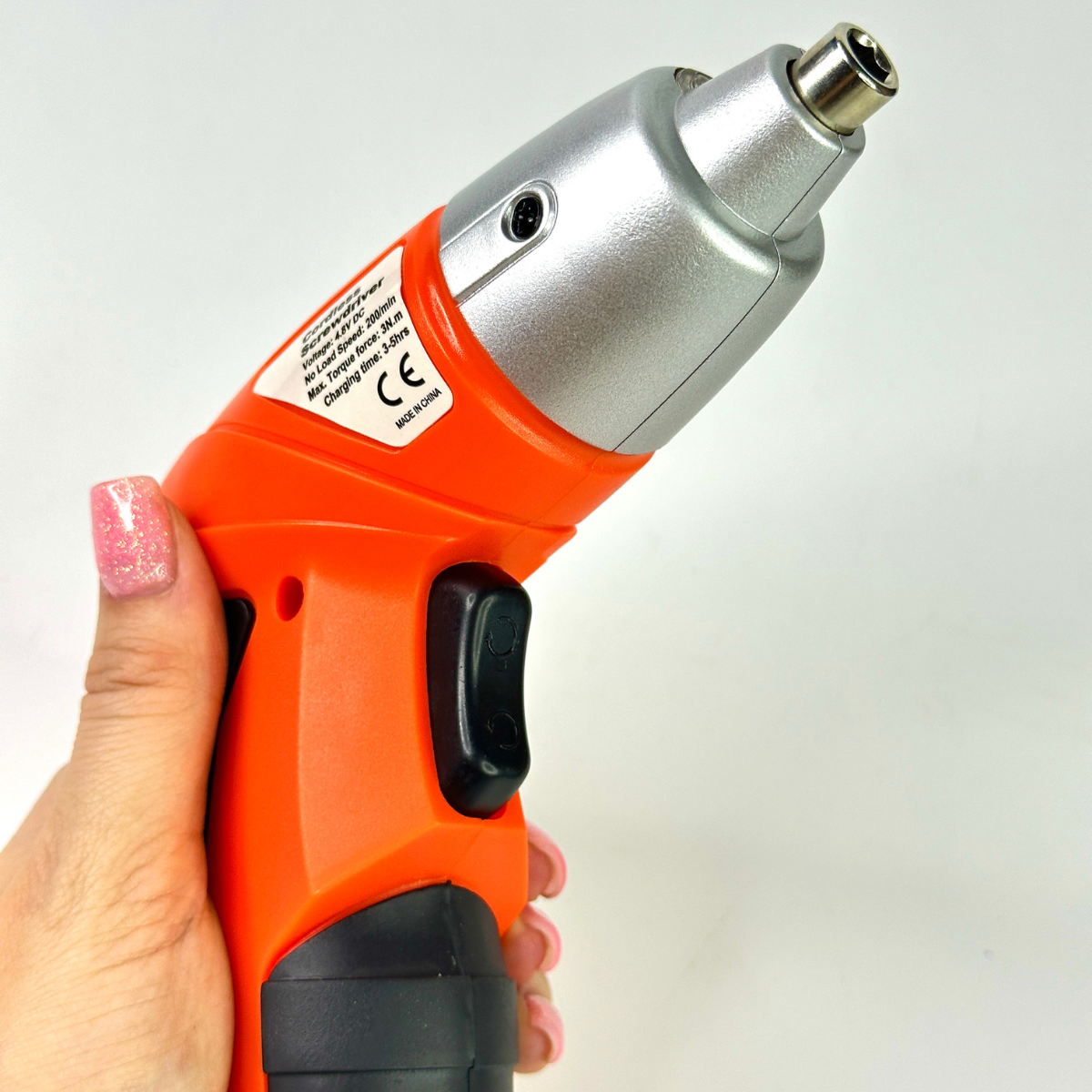 Электроотвертка аккумуляторная с 2 битами и реверсом Оранжевый (TUO-2) - фото 9 Электроотвертка аккумуляторная с 2 битами и реверсом Оранжевый (TUO-2) - фото 9