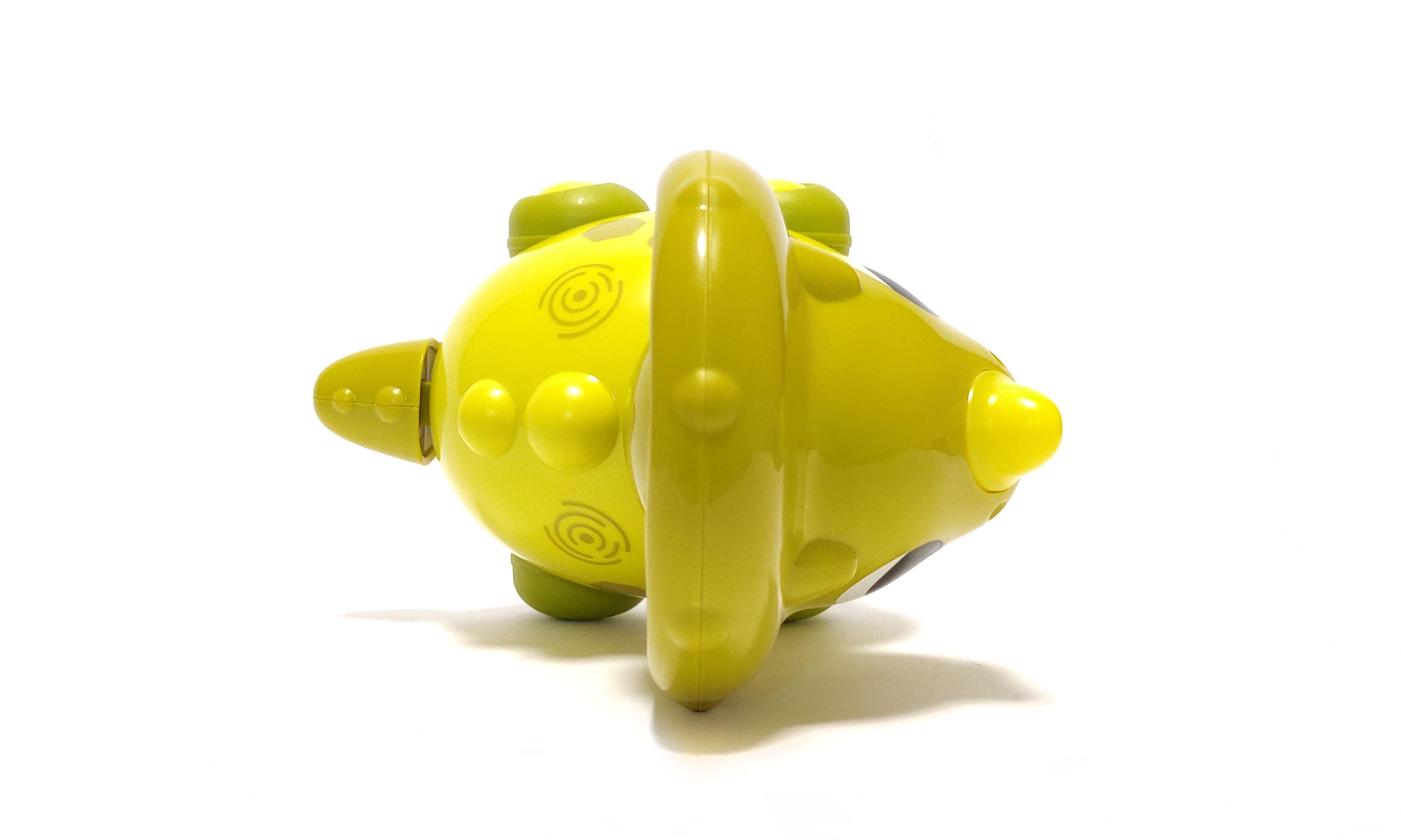 Каталка-динозаврик электронная Hola Toys музыкальная 18х12 см с подсветкой Зеленый (91530z) - фото 7