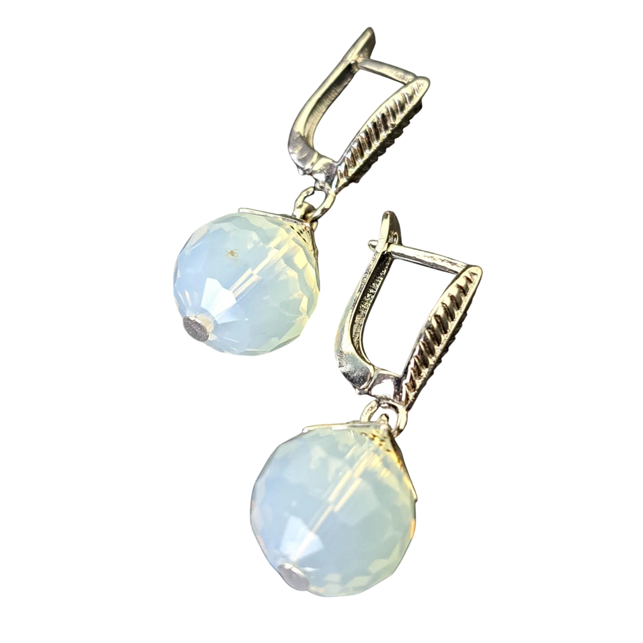 Серьги DARSANA Хрустальный из натурального лунного камня (DRSU501983)