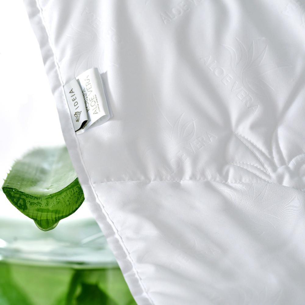 Одеяло IDEIA Aloe Vera всесезонное 140х210 cм Белый (8-13464) - фото 2 Одеяло IDEIA Aloe Vera всесезонное 140х210 cм Белый (8-13464) - фото 2