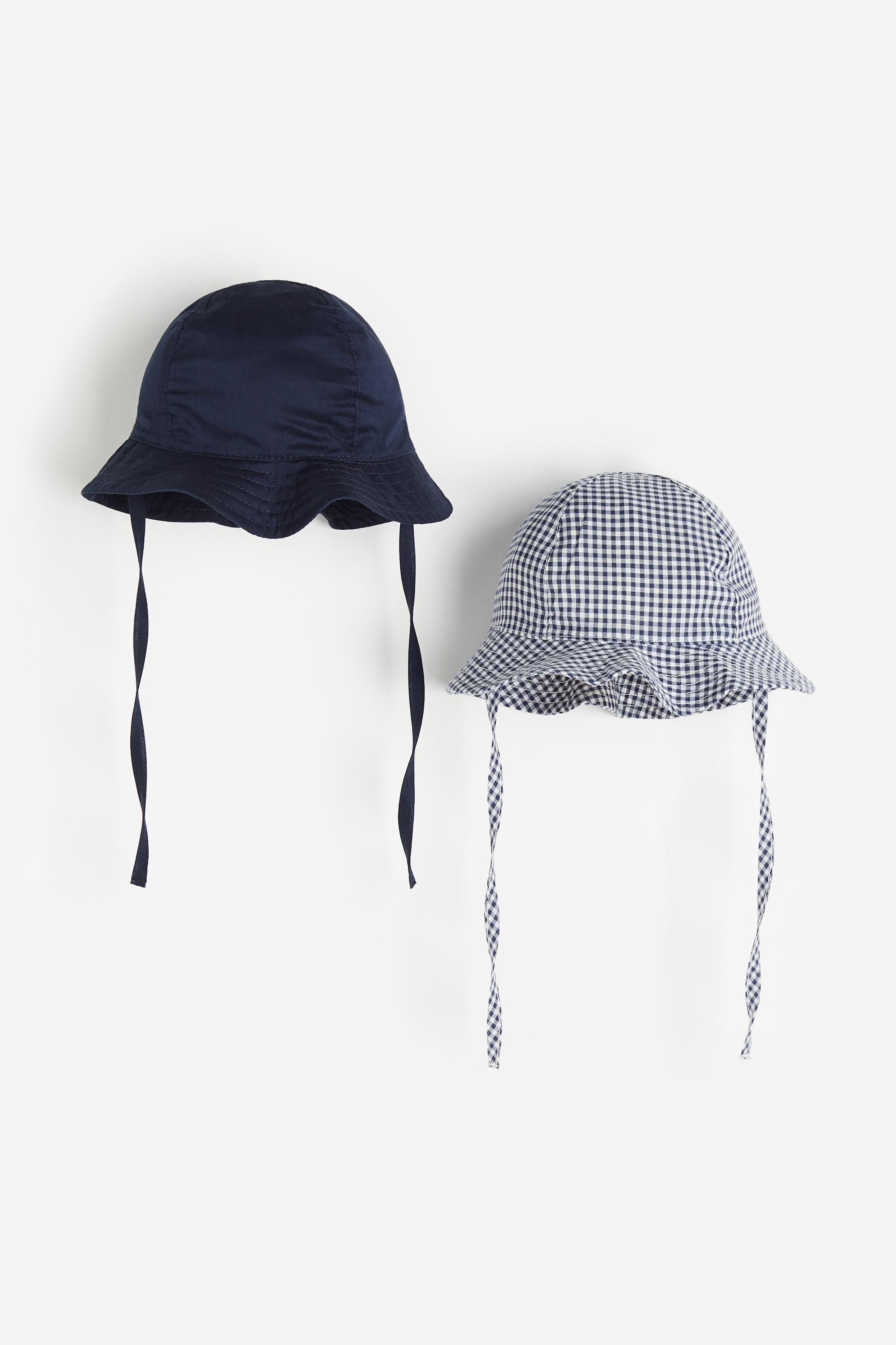 Панама H&M 2 шт. зріст 62-68 см обхват 43 см Темно-синій (Е3071121497) Панама H&M 2 шт. зріст 62-68 см обхват 43 см Темно-синій (Е3071121497)