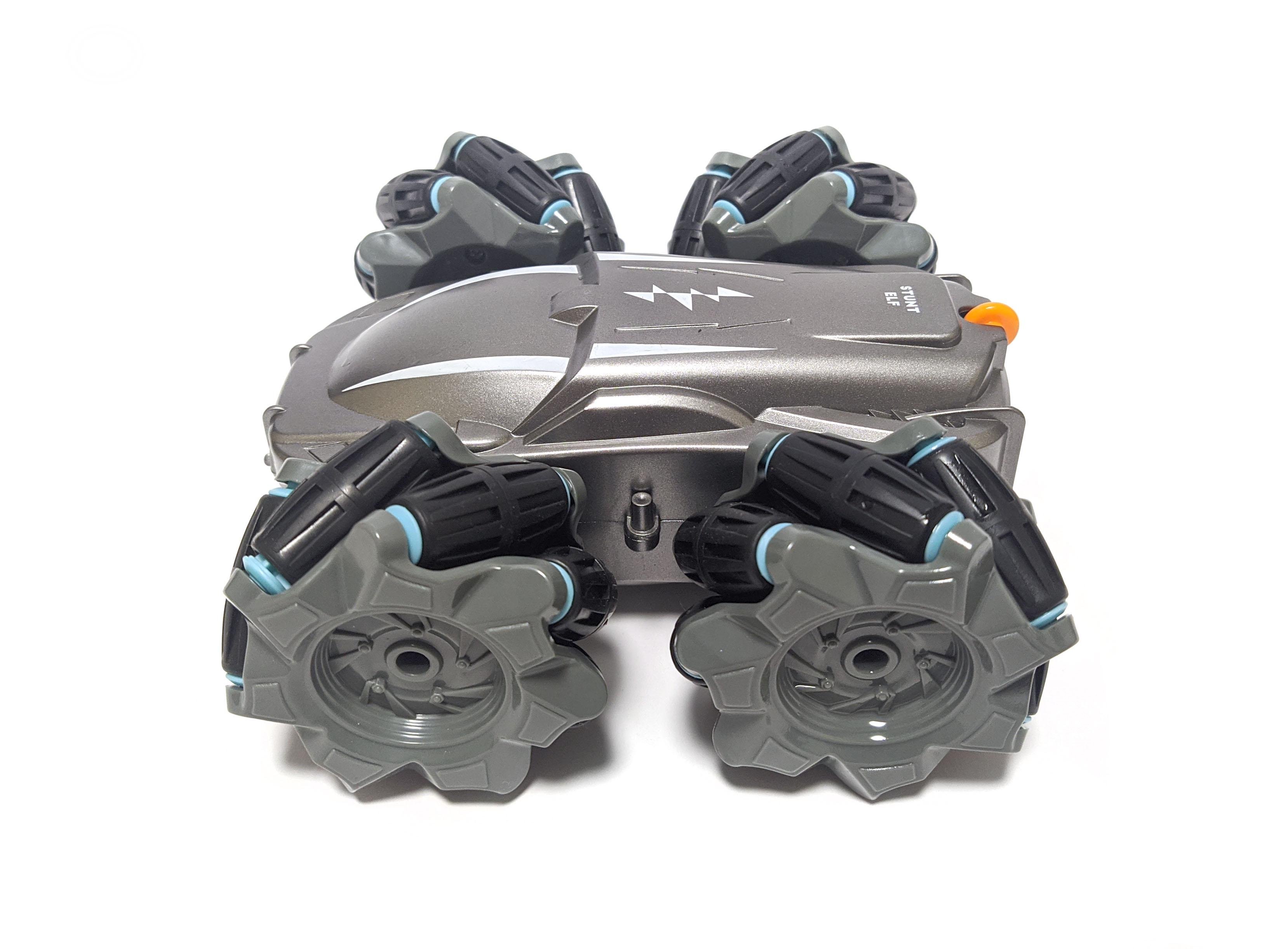 Трюковая машинка перевертыш 15 см JZL сенсорный пульт Серый (04921s)