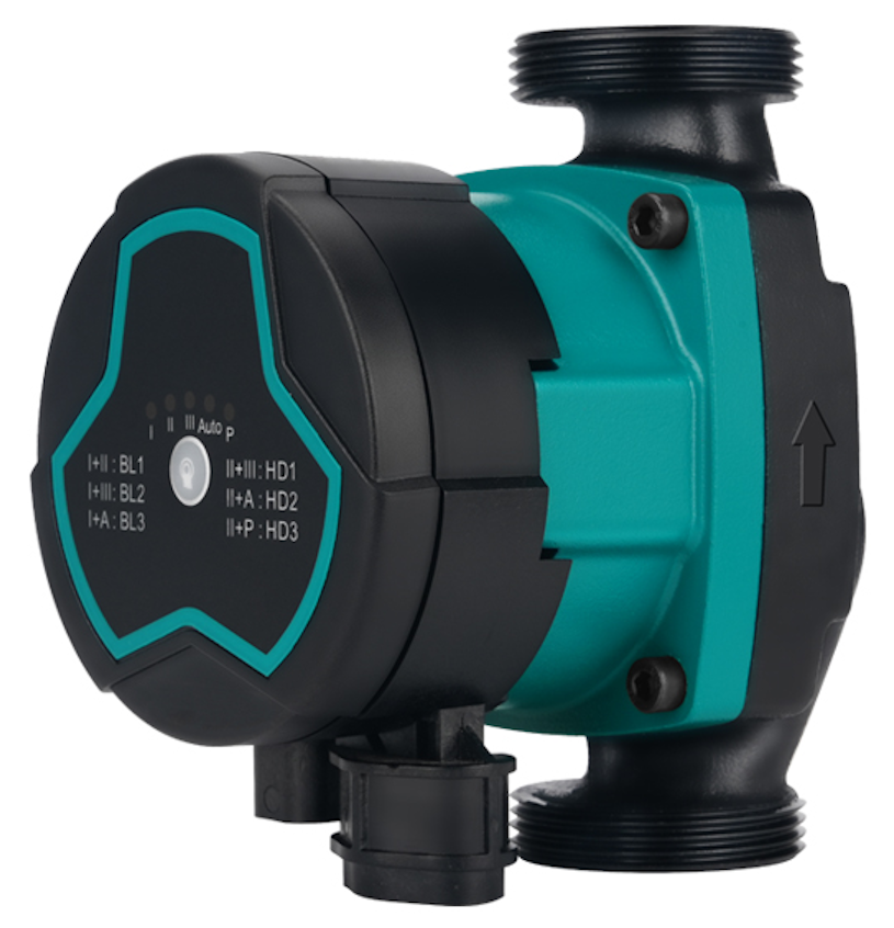 Циркуляционный насос Aquatica GPA25-8/130 III 5-60 Вт Ø 1½" 130 мм и гайки (774062)