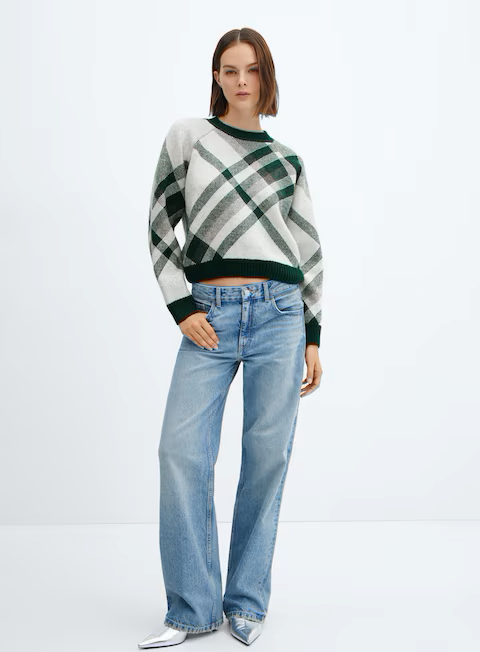 Джемпер женский MANGO 67003280 L Зеленый - фото 6 Джемпер женский MANGO 67003280 L Зеленый - фото 6