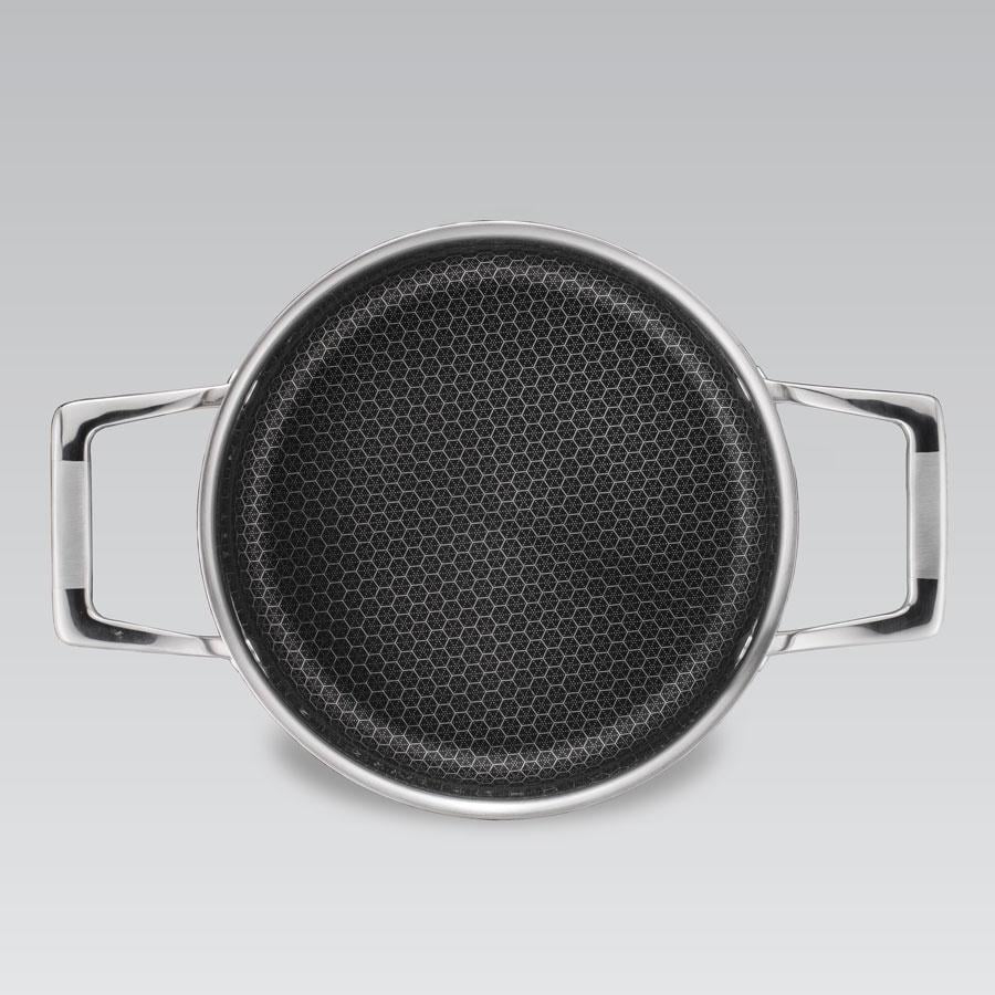 Кастрюля нержавеющая Maestro с крышкой 20 см 3,1 л (MR-3504-20) - фото 4 Кастрюля нержавеющая Maestro с крышкой 20 см 3,1 л (MR-3504-20) - фото 4