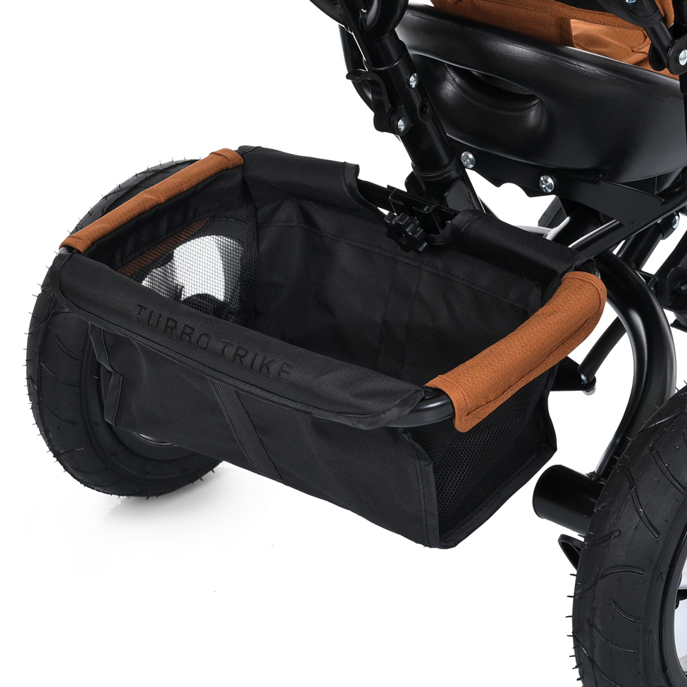 Велосипед трехколесный Turbo Trike MT 1006-11 с родительской ручкой Оранжевый - фото 10