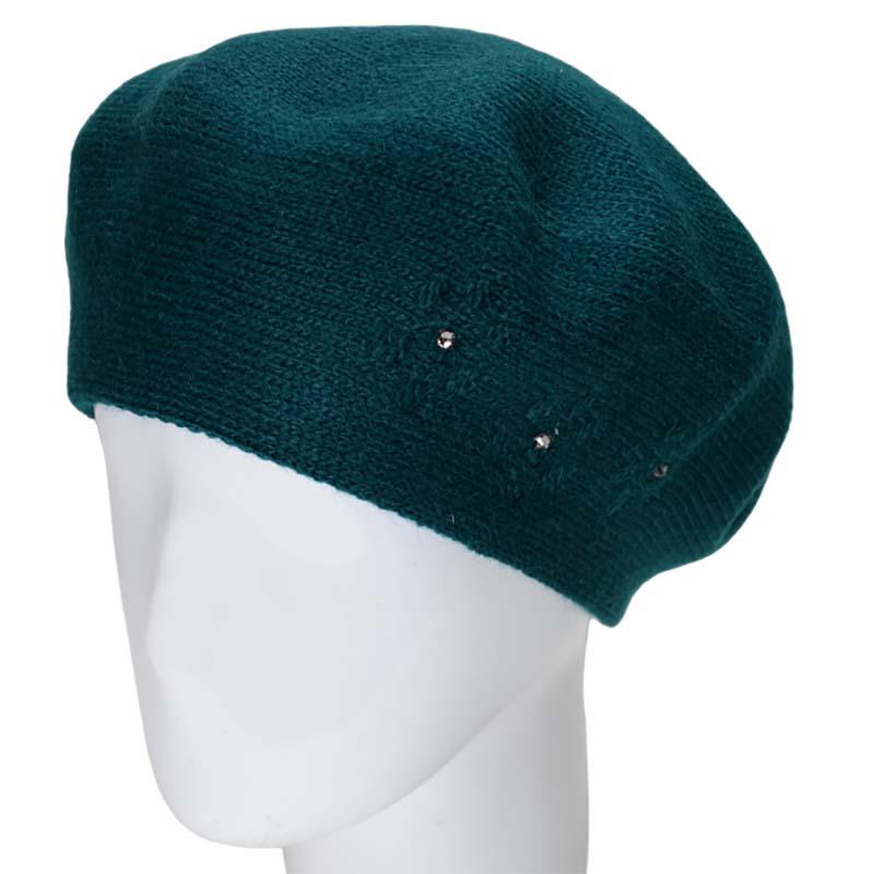 Берет женский Lirus Магна двойной полушерстяной Зеленый (119060)