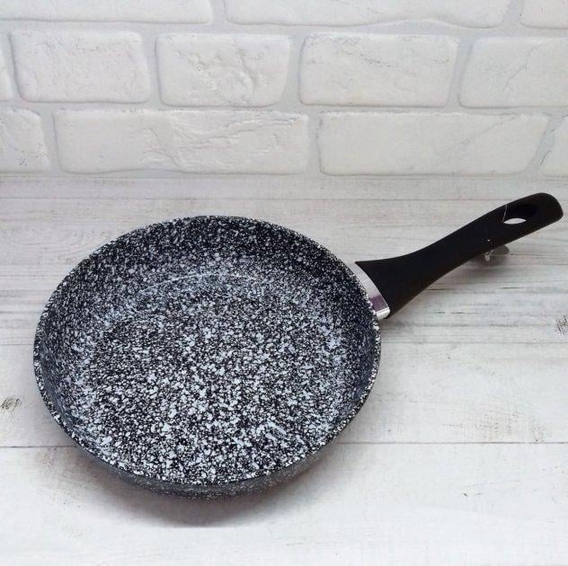 Сковорода Edenberg 24 см алюміній із гранітним антипригарним покриттям без кришки (EB-3433)