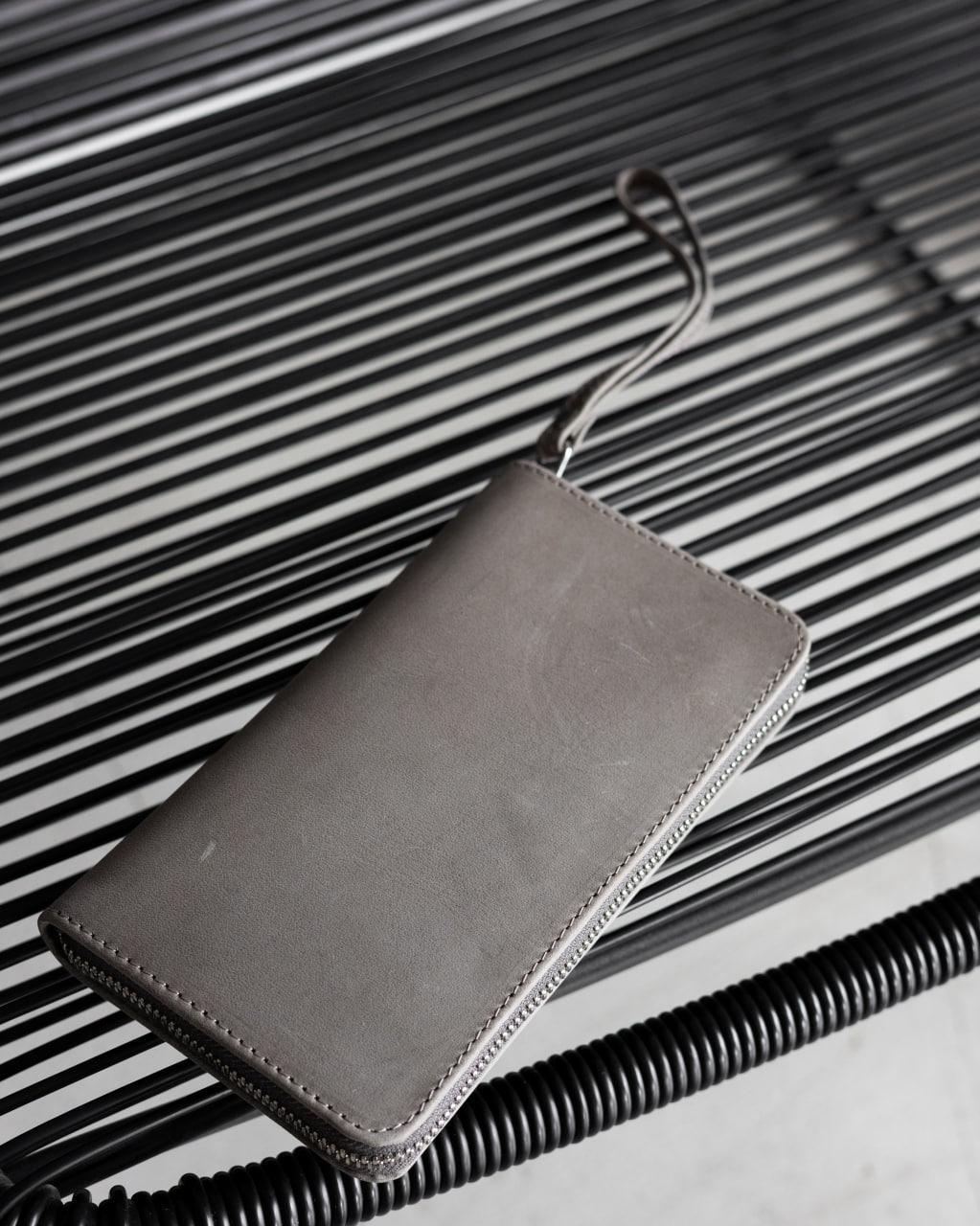 Клатч-гаманець шкіряний з натуральної шкіри Crazy Horse Сірий (2786206172) - фото 3 Клатч-гаманець шкіряний з натуральної шкіри Crazy Horse Сірий (2786206172) - фото 3