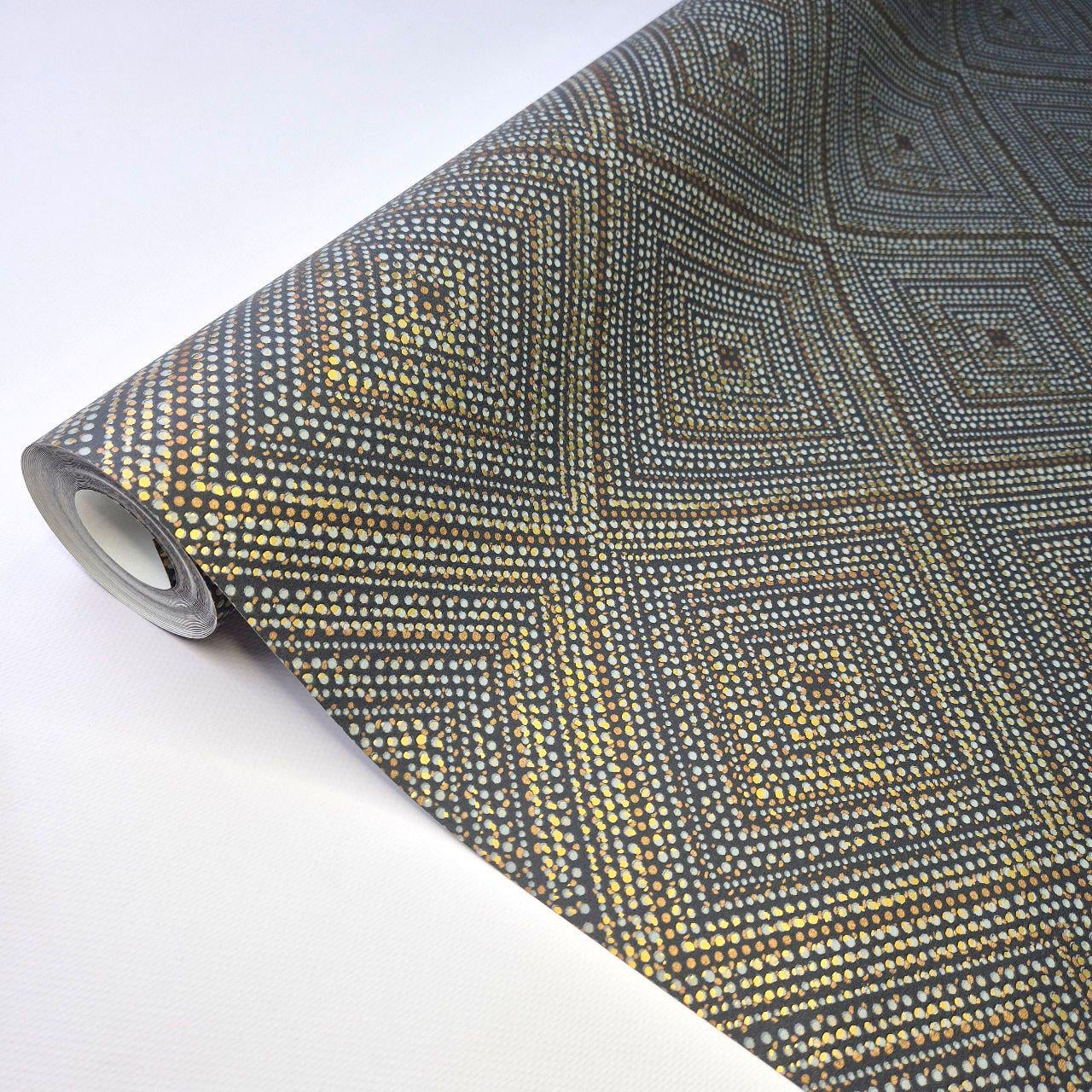 Обои виниловые на флизелиновой основе Marburg темные немецкие обои для спальни/гостиной/коридора/комнаты 10,05x1,06 м (98441)