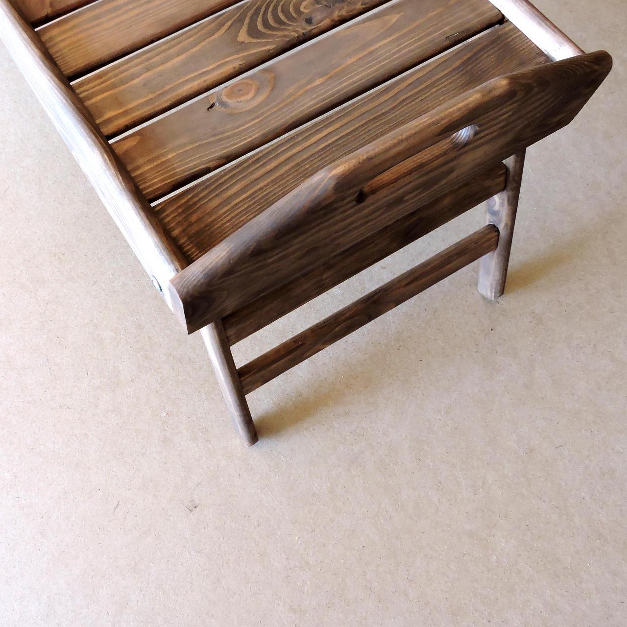 Столик-піднос для сніданку з дерева Аляска Капучино (СТП-001709) - фото 3