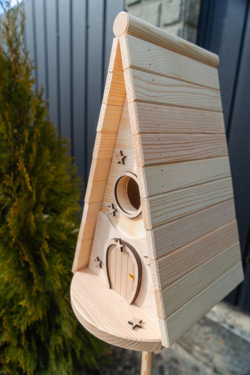 Дом для птиц Андромеда из древесины 325х290х210 мм Дом для птиц Андромеда из древесины 325х290х210 мм