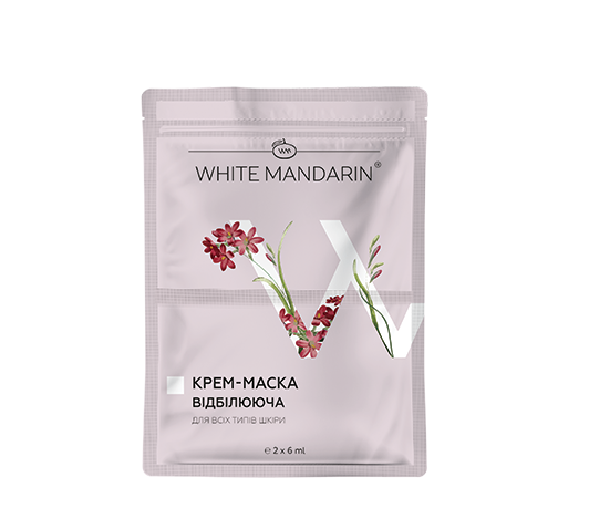 Крем-маска отбеливающая для всех типов кожи White Mandarin 2x6 (1904411463)