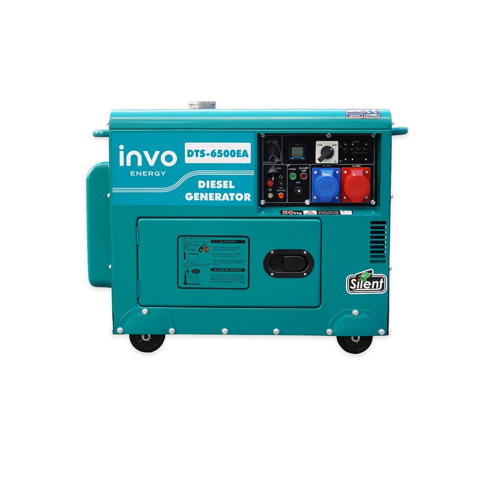 Генератор дизельный INVO DТС-6500EA в кожухе 6/6,5 кВт 230/380В (DD0005495)