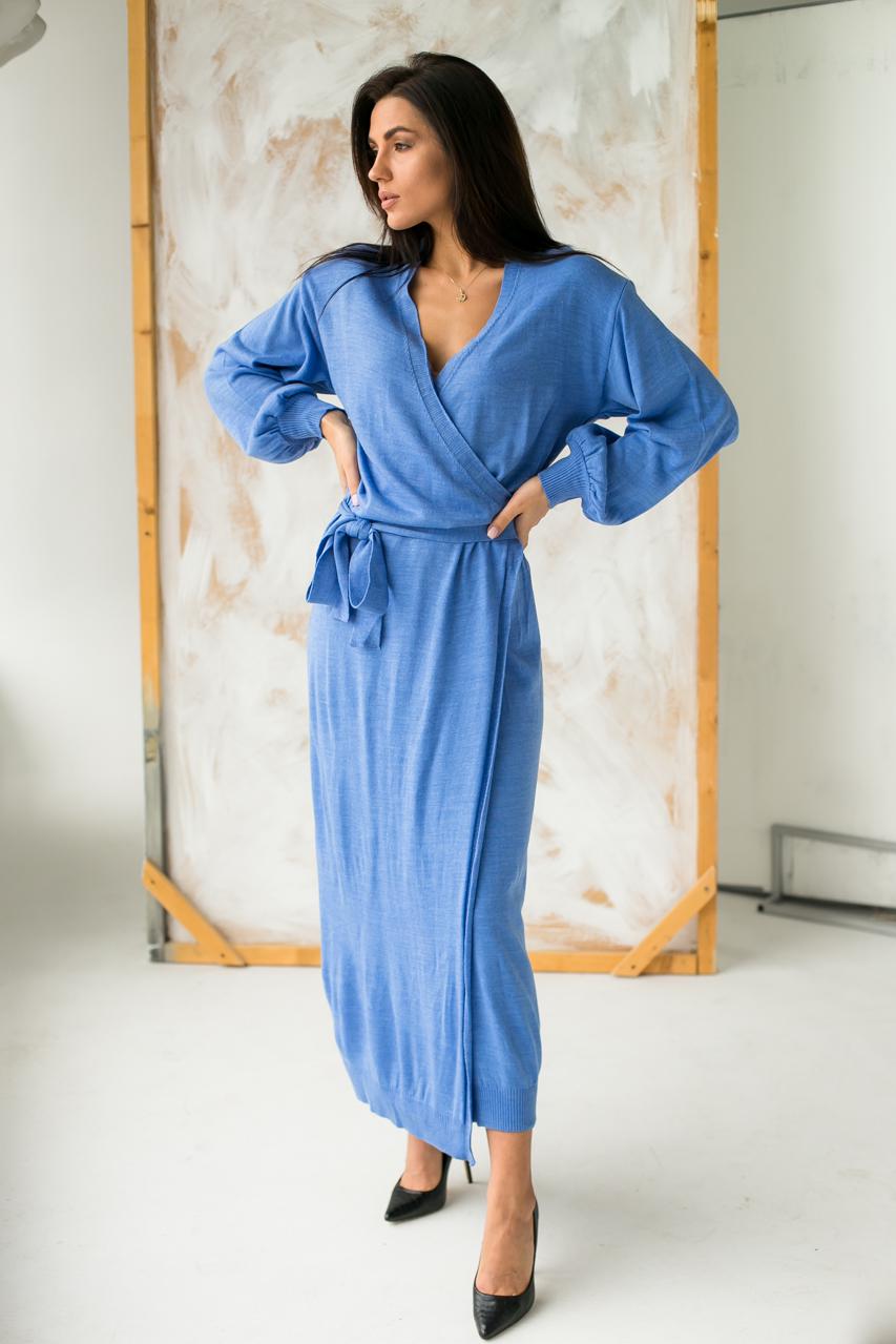 Сукня на запах COASTMODA L Блакитний (9491194)
