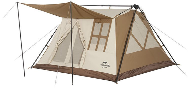 Палатка с навесом Naturehike CNH22ZP029 Светло-коричневый (25396692)