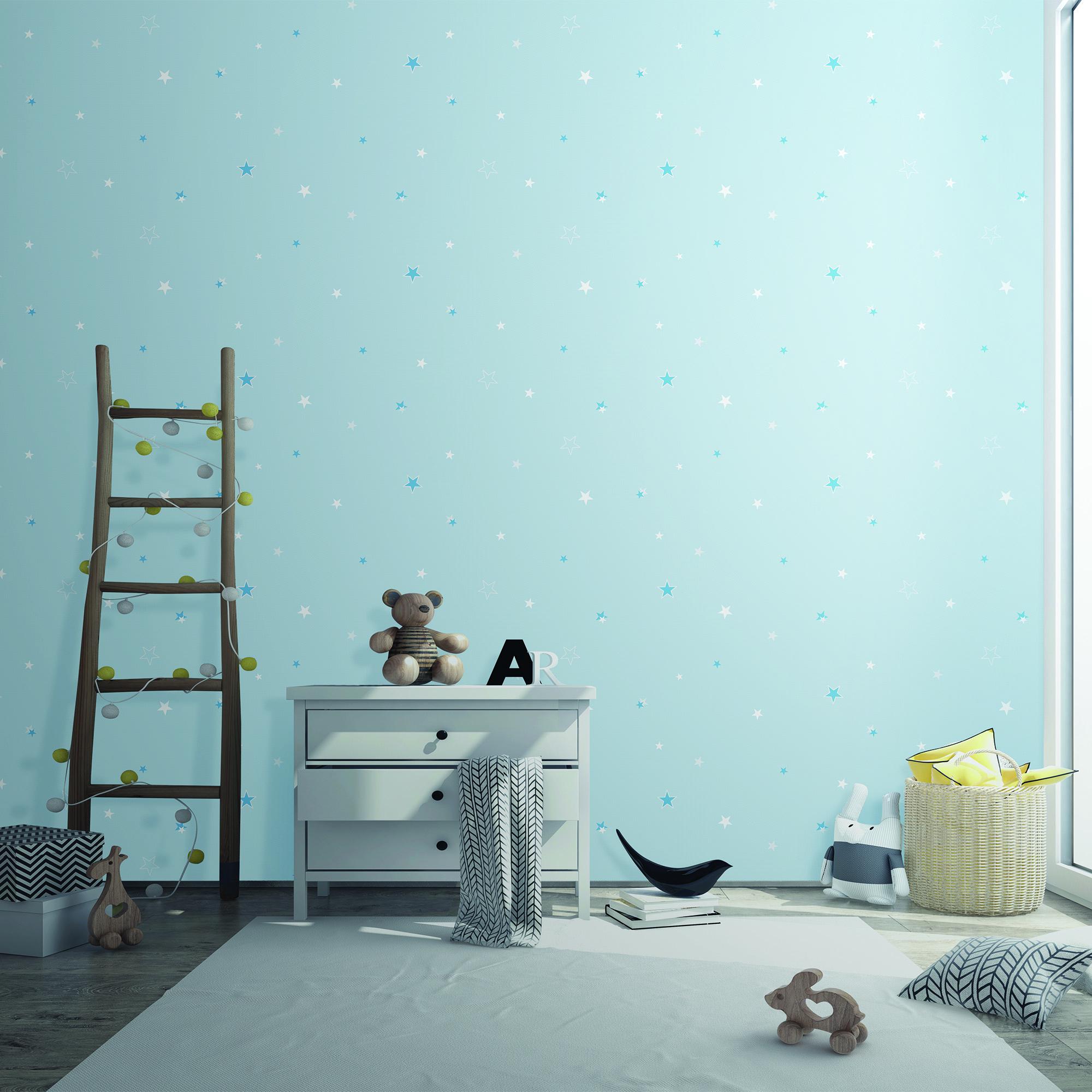 Шпалери для дитячої кімнати AdaWall Ada Kids 8913-1 Зоряне небо 1,06х10 м (13059751) - фото 4